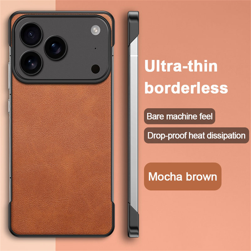 Klassiek leer ultradunne pc fr - Ultra Thin Frameless Phone Cover recensie en prijs
