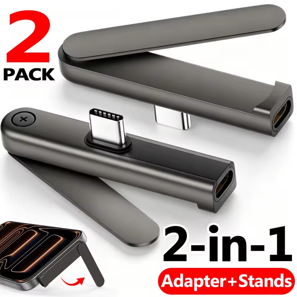 Phone Stands - 2/1PCS Draagbare USB-C naar 3,5 mm