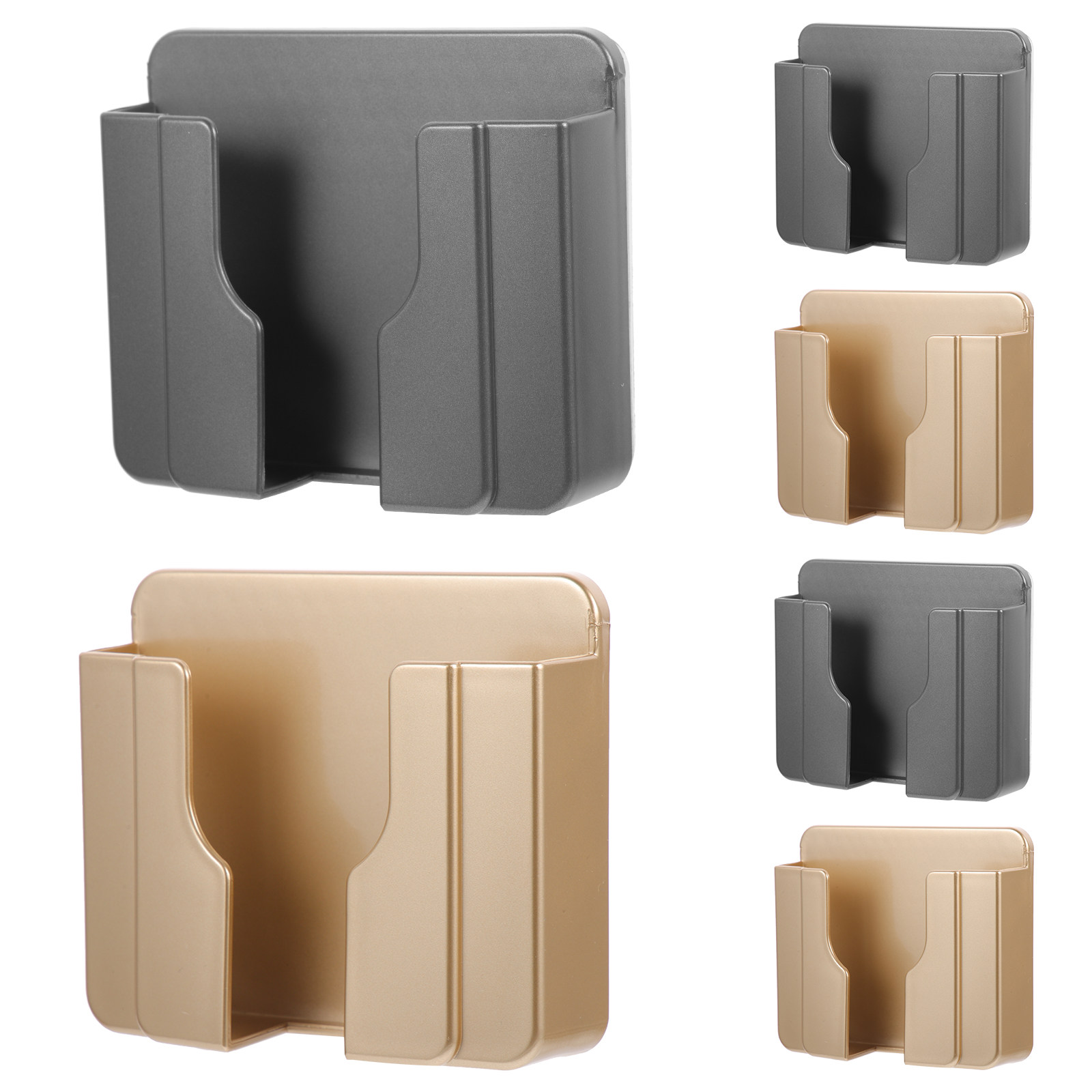 Phone Stands - 6 stuks wandbevestigbare telefoonhouder, zelfstandig, met
