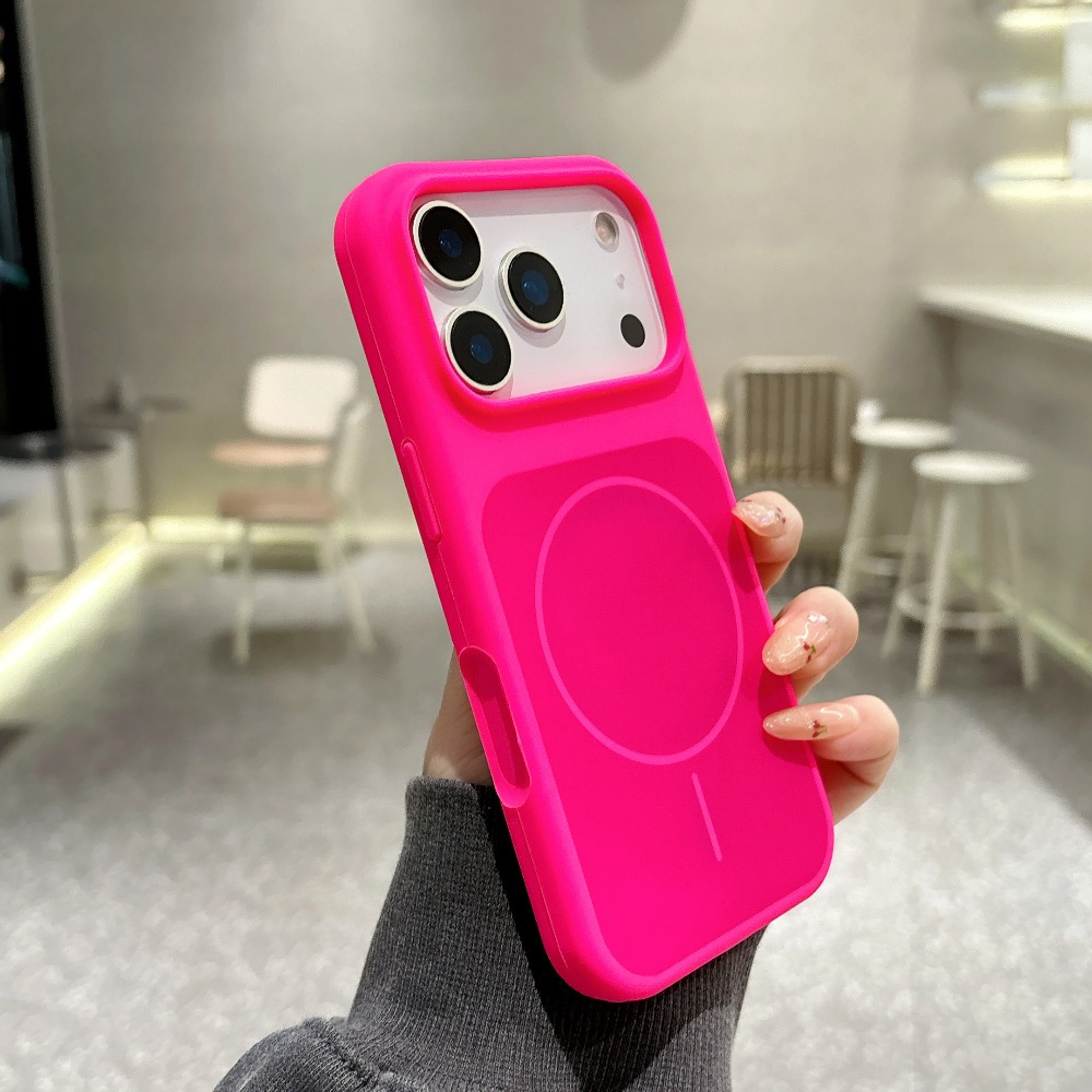 Macaron-kleurige vloeibare sil - Liquid Silicone Magnetic Phone Case recensie en prijs
