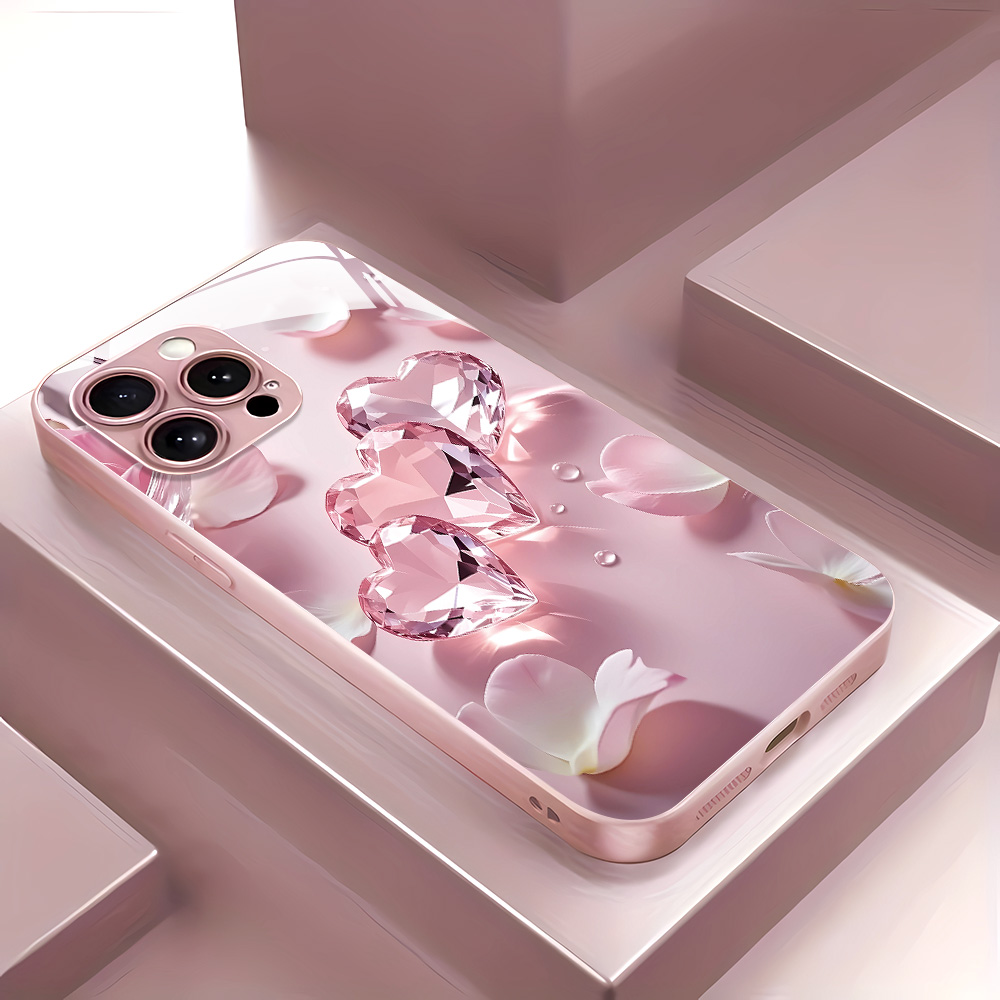 Roze Vlinder Gehard Glas Case - Screen Protectors recensie en prijs