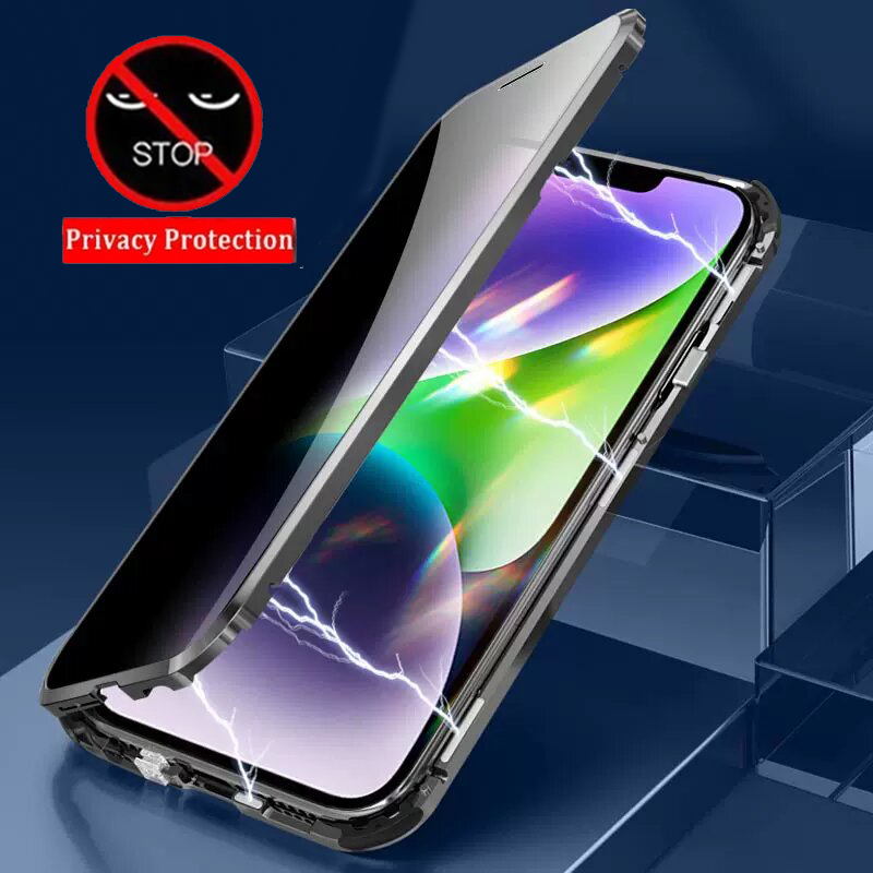 Telefoonhoesje met volledige l - Anti Spy Privacy Glass Case recensie en prijs