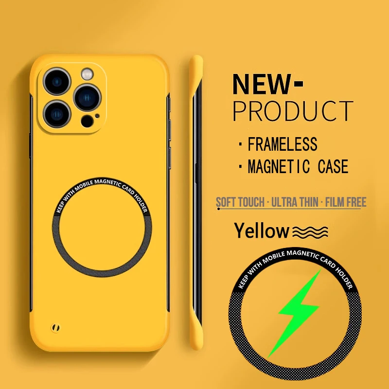 Voor Magsafe Magnetische Frame - Ultra Thin Frameless Phone Cover recensie en prijs