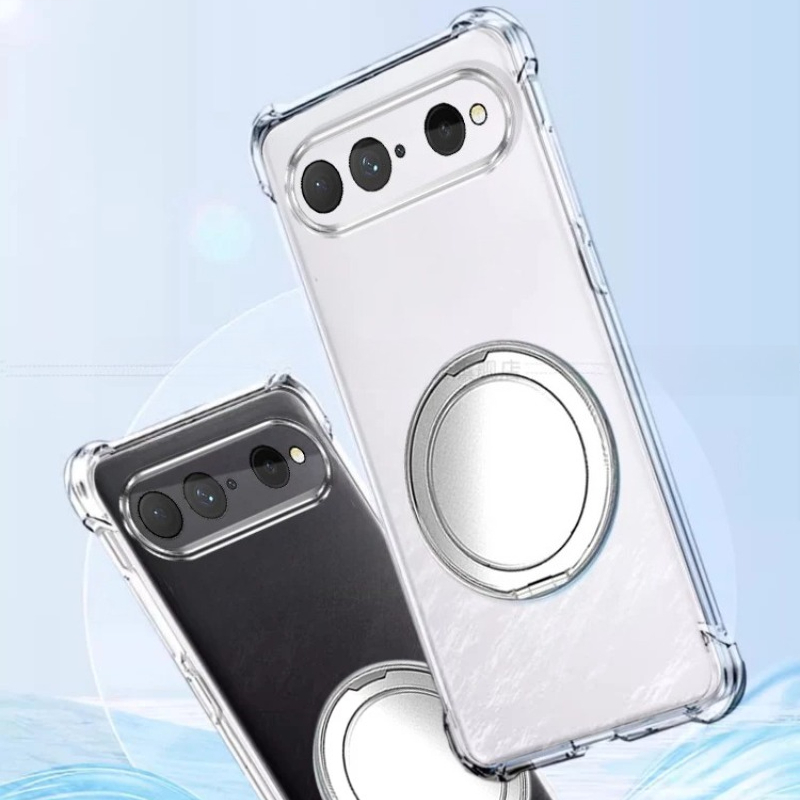 Magnetische hoes met houder vo - Clear Shockproof Bumper Case recensie en prijs