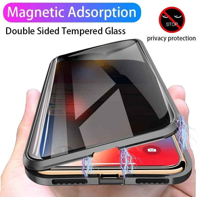 Privacybeschermende magnetisch - Anti Spy Privacy Glass Case recensie en prijs