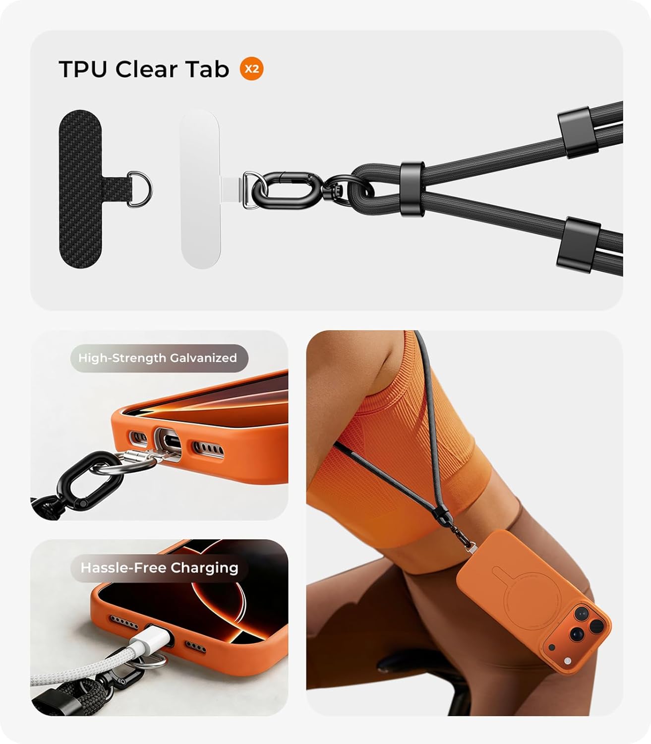 Telefoonkoord crossbody met 2  - Crossbody Lanyard Neck Strap Case recensie en prijs