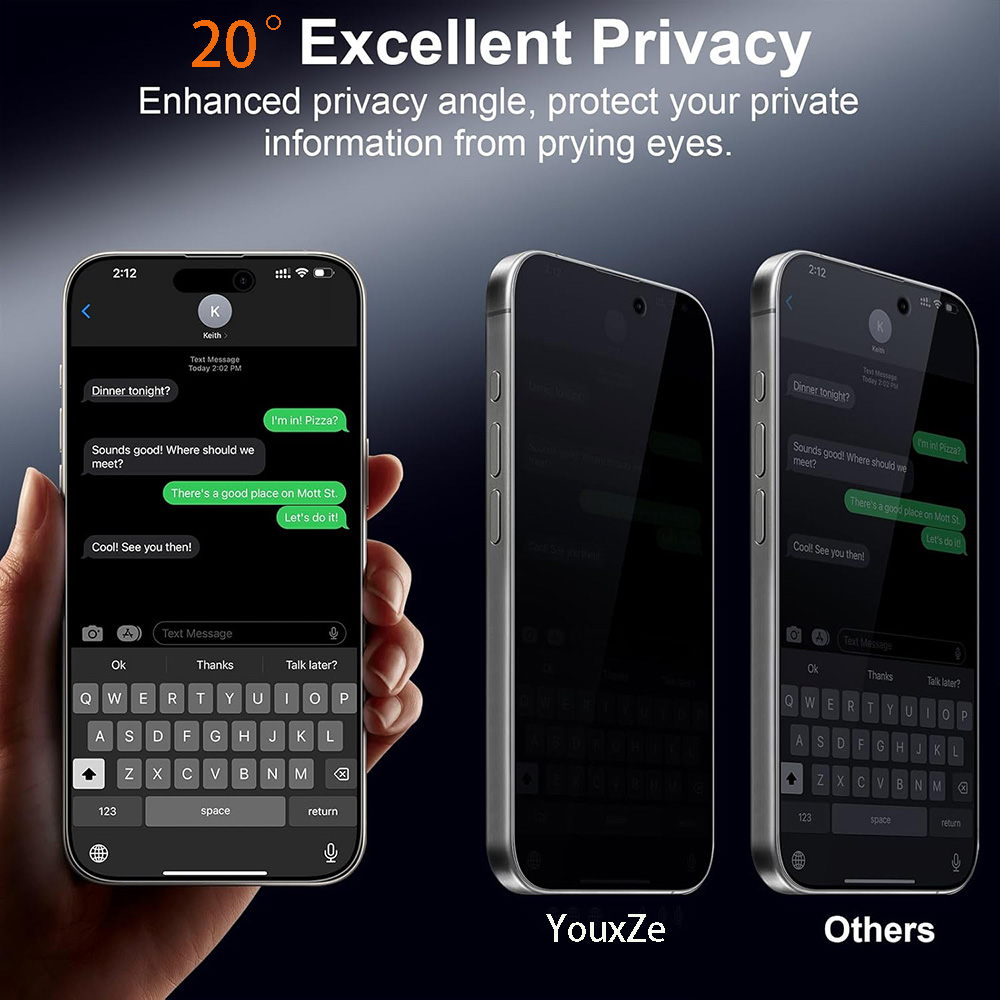 4 stuks Anti-Spy gehard glas v - Anti Spy Privacy Glass Case recensie en prijs