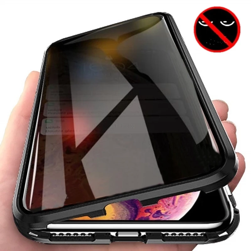 Magnetische privacy hoes van g - Anti Spy Privacy Glass Case recensie en prijs